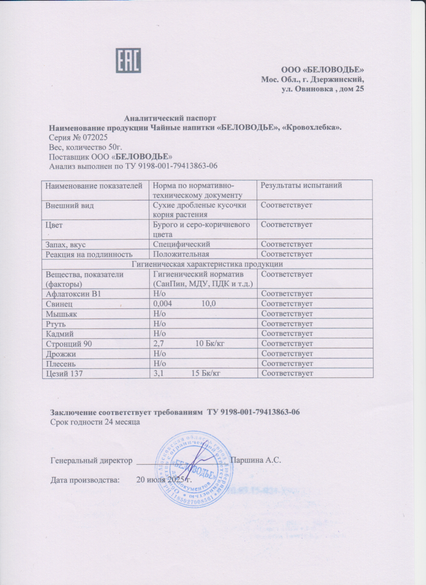 Паспорт №072025